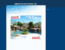 Tablet Screenshot of americanbackyardsaz.com